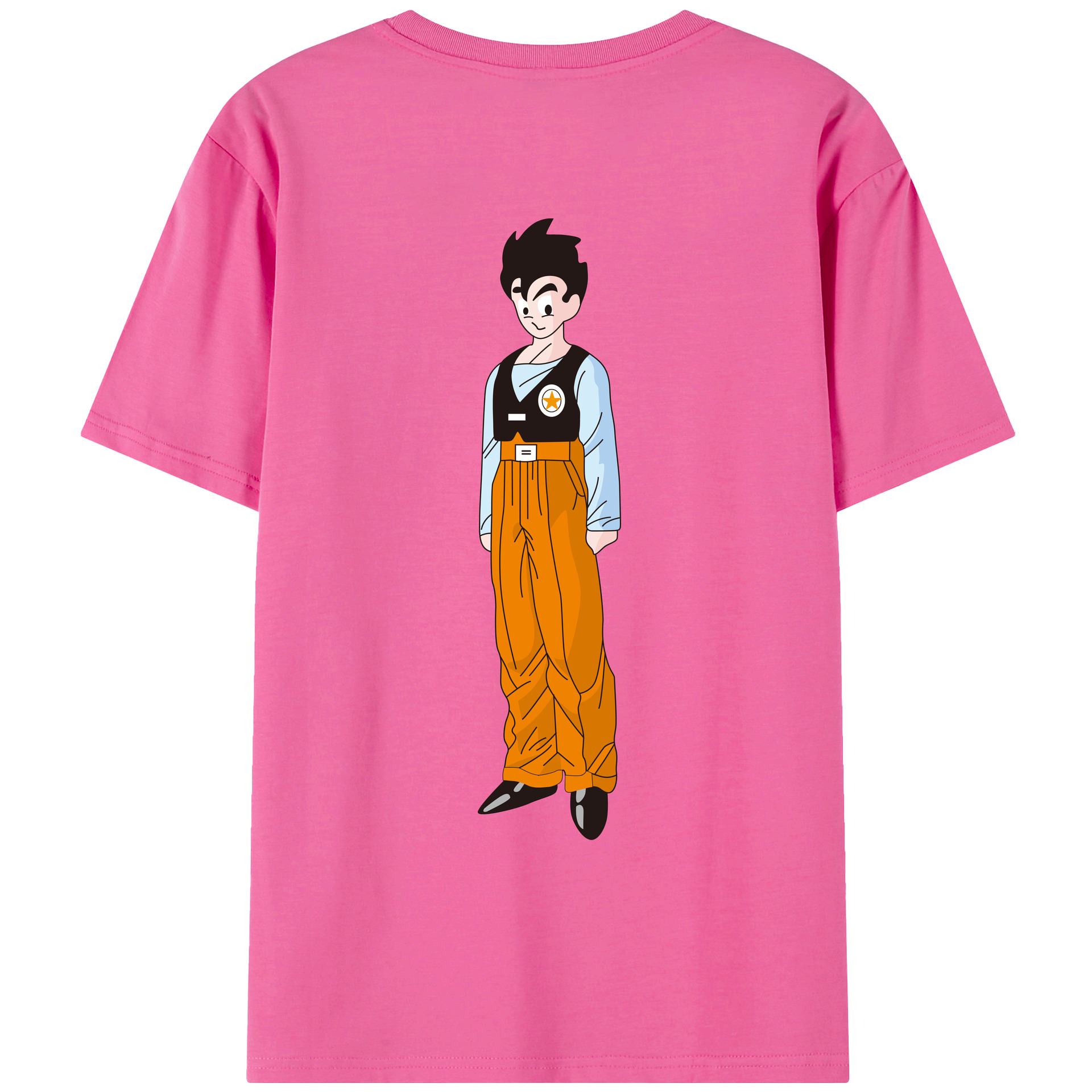 （画像用） ドラゴンボール DRAGON BALL レディース半袖Tシャツ(バックプリント)